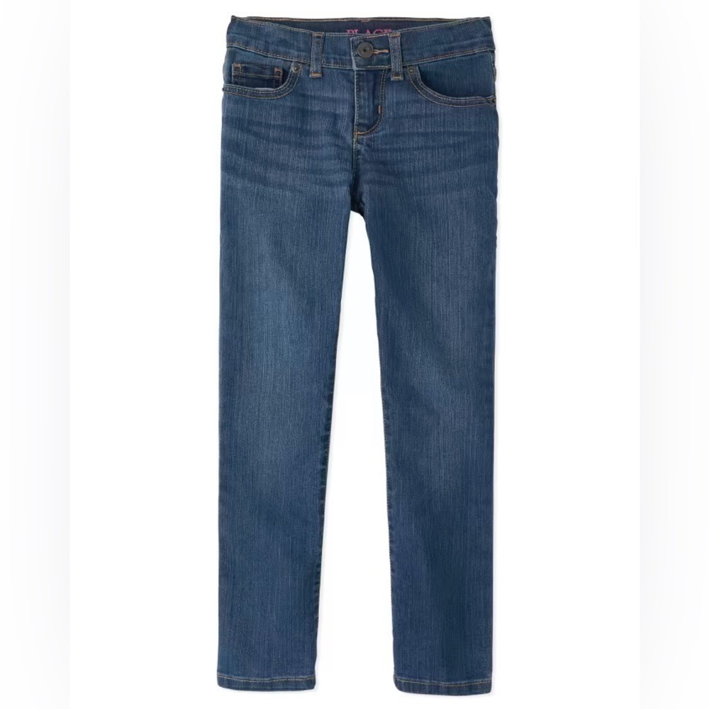 Childrens Place New Girls Size 10 Reg Basic‎ Skinny Jeans Medium Lara Wash